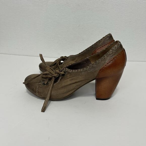 AS 98 Airstep Brown Leather Oxford Lace Up Shoes EU 39 US 8.5-9 Avante Garde - Picture 1 of 10